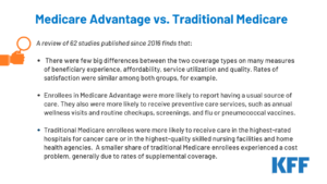Read more about the article Beneficiary Experience, Affordability, Utilization, and Quality in Medicare Advantage and Traditional Medicare: A Review of the Literature